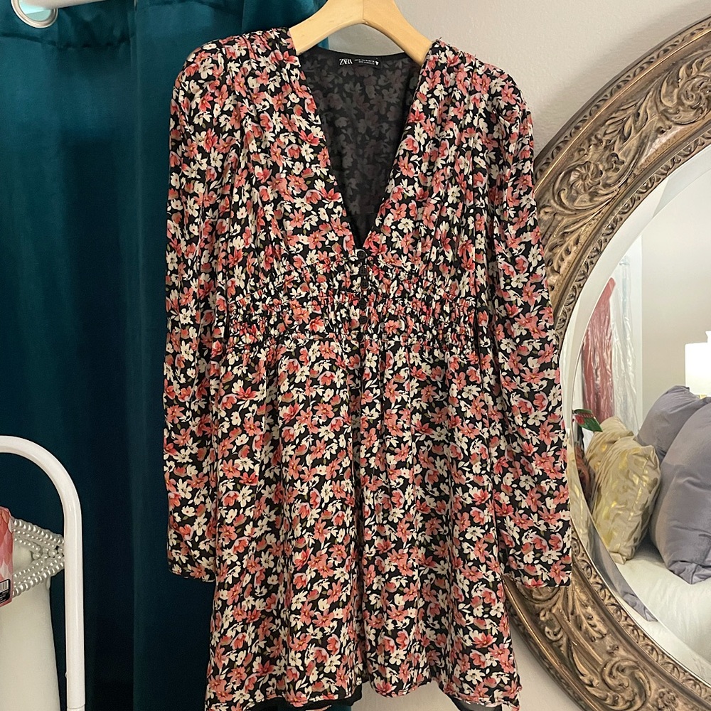 Floral mini dress